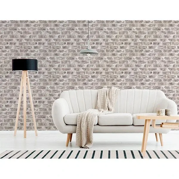 Brewster Home Fashions Jomax Grey Warehouse Brick Wallpaper | Wallpaper Twins Brewster Home Fashions Jomax Grey Warehouse Brick Wallpaper - SKU UW24761