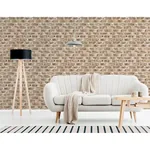 Brewster Home Fashions Jomax Neutral Warehouse Brick Wallpaper - SKU UW24762