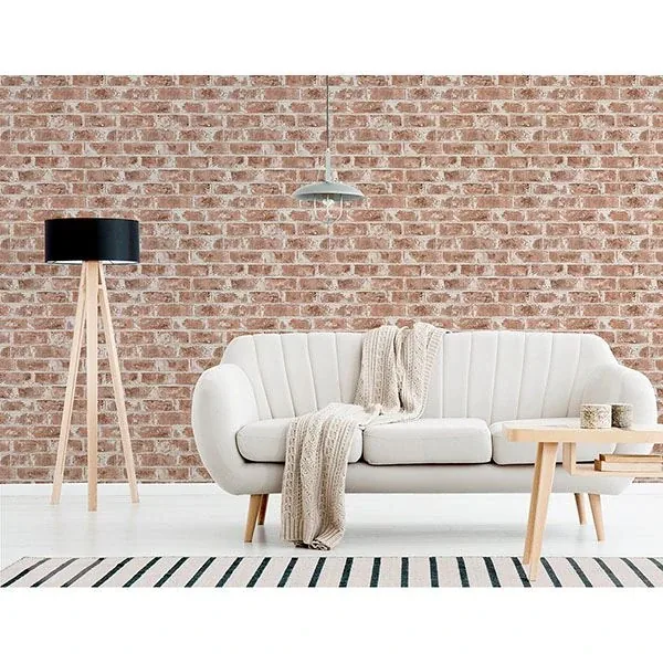 Brewster Home Fashions Jomax Red Warehouse Brick Wallpaper | Wallpaper Twins Brewster Home Fashions Jomax Red Warehouse Brick Wallpaper - SKU UW24760