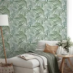 Brewster Home Fashions Juan Green Palm Leaves Wallpaper | Wallpaper Twins Brewster Home Fashions Juan Green Palm Leaves Wallpaper - SKU AH923909