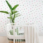 Brewster Home Fashions Jubilee Pink Dots Wallpaper - SKU 4060-139040