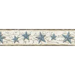 Brewster Home Fashions June Blue Heritage Tin Star Wallpaper | Wallpaper Twins Brewster Home Fashions June Blue Heritage Tin Star Wallpaper - SKU CTR65366B