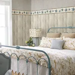 Brewster Home Fashions June Blue Heritage Tin Star Wallpaper | Wallpaper Twins Brewster Home Fashions June Blue Heritage Tin Star Wallpaper - SKU CTR65366B