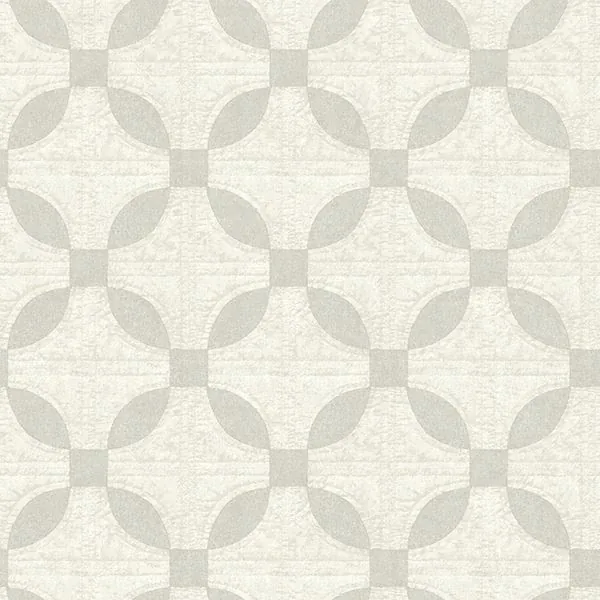 Brewster Home Fashions Justice Light Grey Quilt Wallpaper - SKU 3115-12473