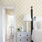 Brewster Home Fashions Justice Light Grey Quilt Wallpaper - SKU 3115-12473