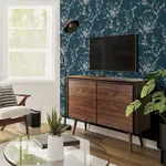 Brewster Home Fashions Kaia Blue Flowering Tree Wallpaper | Wallpaper Twins Brewster Home Fashions Kaia Blue Flowering Tree Wallpaper - SKU AH692805