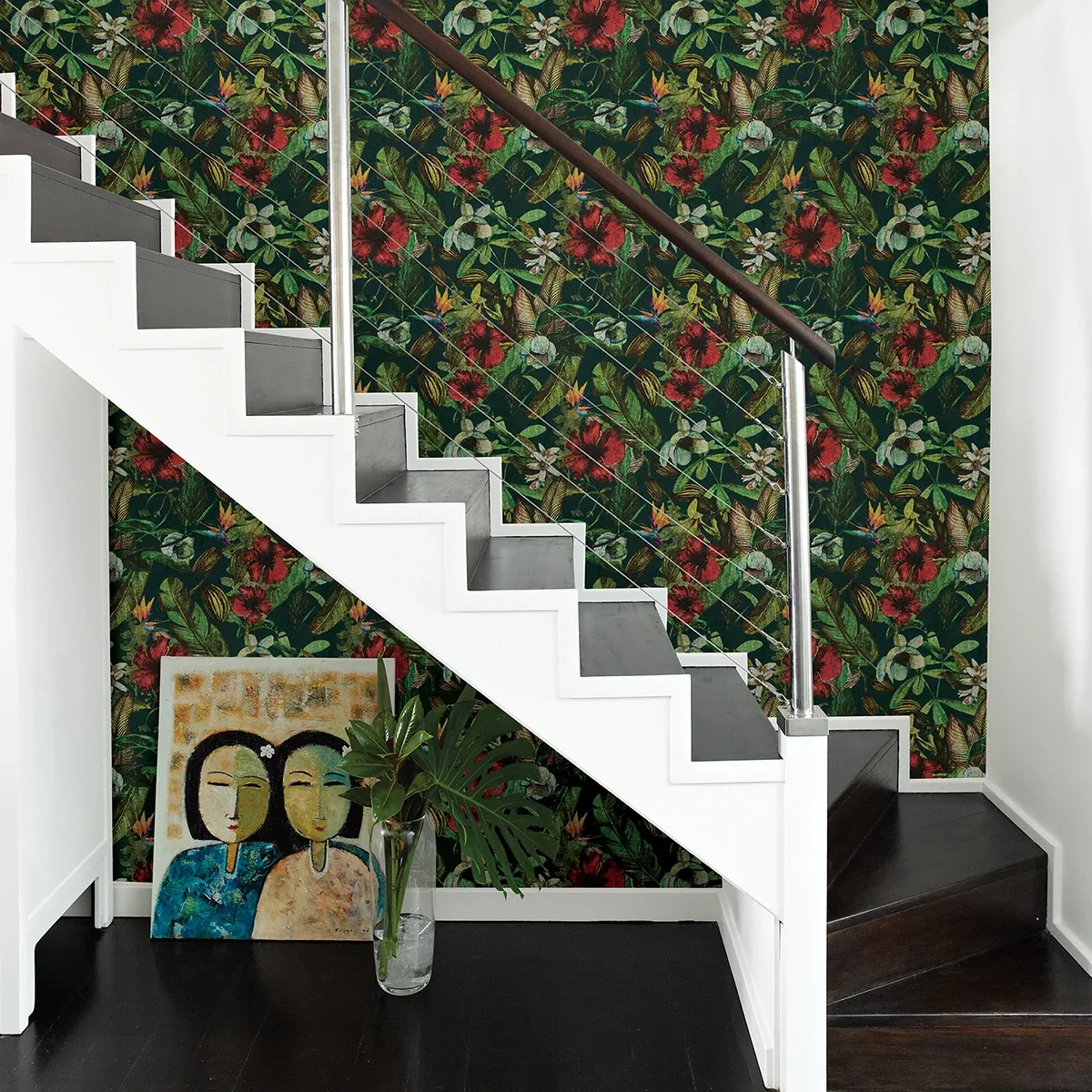 Brewster Home Fashions Kailano Multicolor Botanical Wallpaper | Wallpaper Twins Brewster Home Fashions Kailano Multicolor Botanical Wallpaper - SKU 2979-37216-5