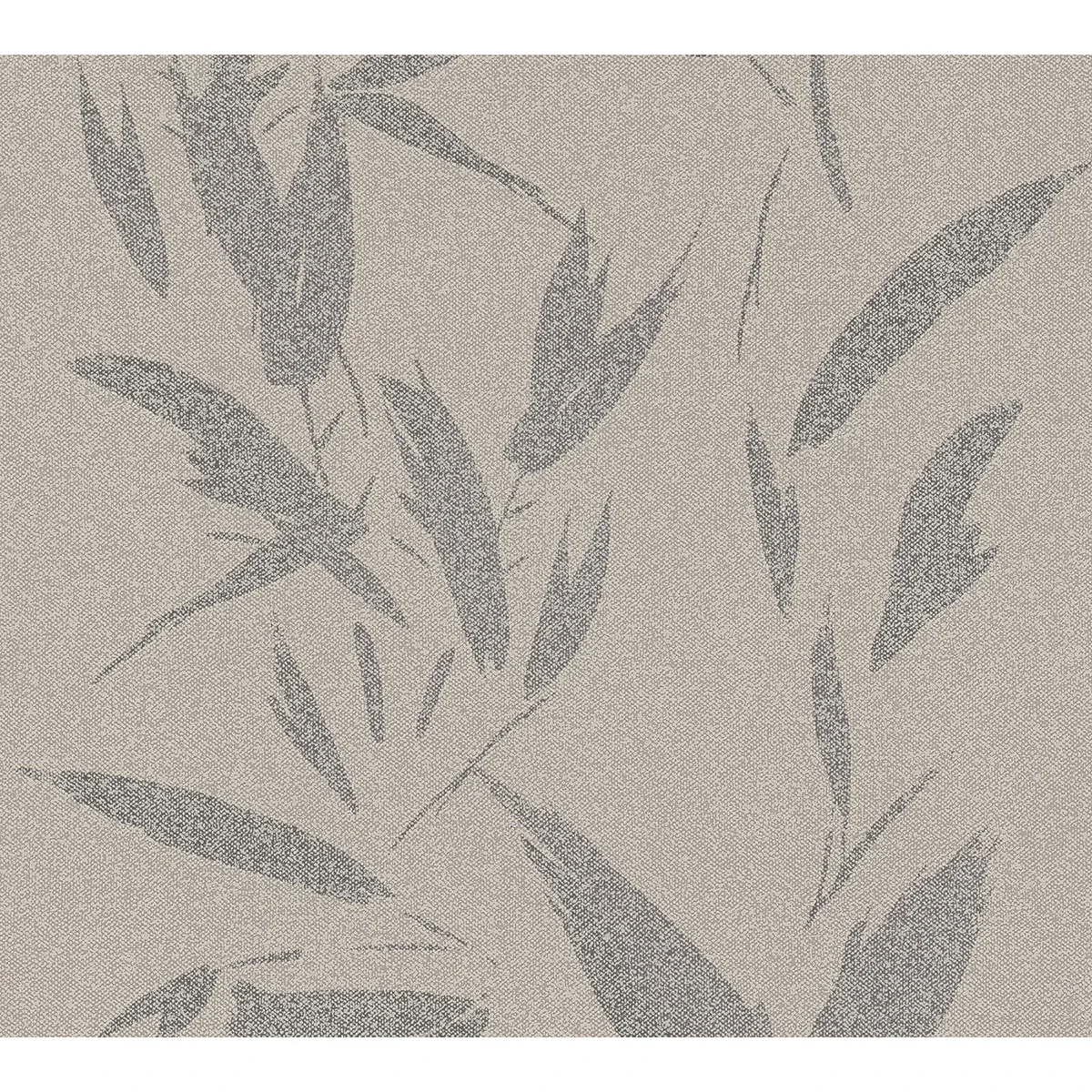 Brewster Home Fashions Kaiya Grey Leaves Wallpaper - SKU 4035-37549-3