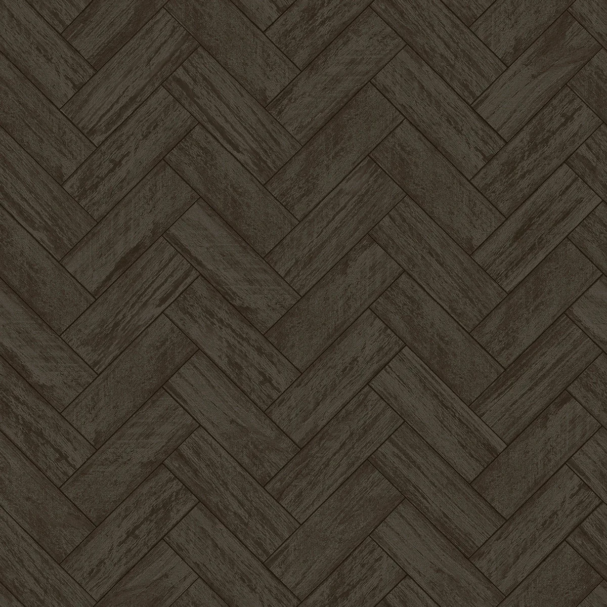Brewster Home Fashions Kaliko Charcoal Wood Herringbone Wallpaper - SKU 3122-10110