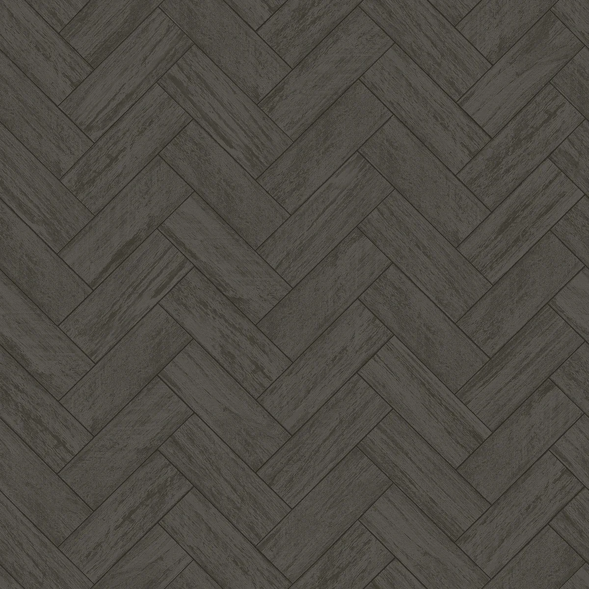 Brewster Home Fashions Kaliko Dark Grey Wood Herringbone Wallpaper - SKU 3123-10110