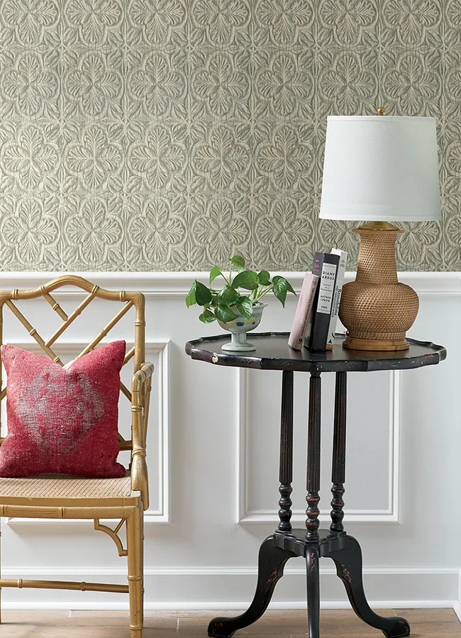 Brewster Home Fashions Karachi Aqua Wooden Damask Wallpaper | Wallpaper Twins Brewster Home Fashions Karachi Aqua Wooden Damask Wallpaper - SKU 3125-72335