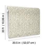 Brewster Home Fashions Karachi Aqua Wooden Damask Wallpaper | Wallpaper Twins Brewster Home Fashions Karachi Aqua Wooden Damask Wallpaper - SKU 3125-72335