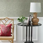 Brewster Home Fashions Karachi Light Blue Wooden Damask Wallpaper | Wallpaper Twins Brewster Home Fashions Karachi Light Blue Wooden Damask Wallpaper - SKU 3125-72332