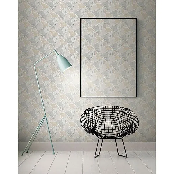 Brewster Home Fashions Katya Grey Fish Wallpaper - SKU SR23104