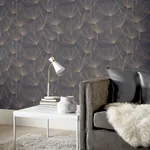 Brewster Home Fashions Kazue Metallic Dandelion Wallpaper | Wallpaper Twins Brewster Home Fashions Kazue Metallic Dandelion Wallpaper - SKU AH920807