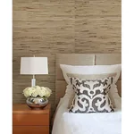 Brewster Home Fashions Kazuki Lavender Grasscloth Wallpaper - SKU 53-65600