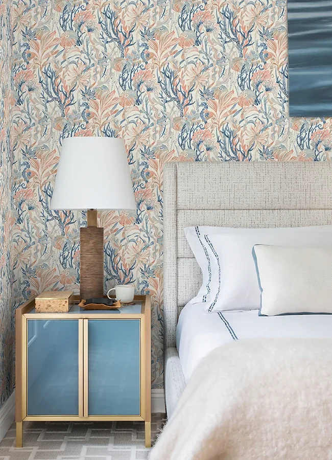 Brewster Home Fashions Kelp Garden Coral Tropical Reef Wallpaper - SKU 4071-71000