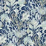 Brewster Home Fashions Kelp Garden Navy Tropical Reef Wallpaper | Wallpaper Twins Brewster Home Fashions Kelp Garden Navy Tropical Reef Wallpaper - SKU 4071-71001
