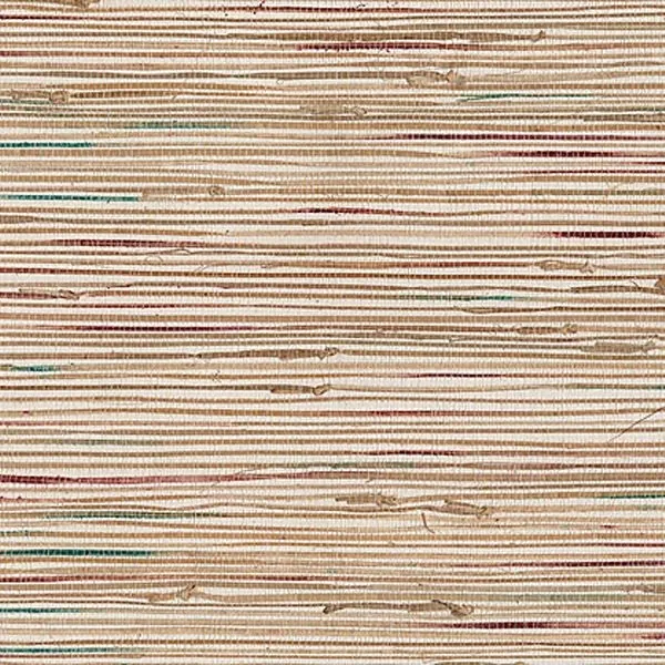 Brewster Home Fashions Ken Khaki Grasscloth Wallpaper - SKU 53-65603