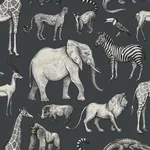 Brewster Home Fashions Kenji Navy Safari Wallpaper - SKU 4060-139272