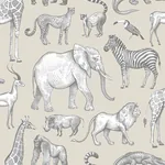 Brewster Home Fashions Kenji Taupe Safari Wallpaper - SKU 4060-139270