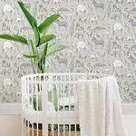 Brewster Home Fashions Kenji Taupe Safari Wallpaper - SKU 4060-139270