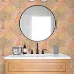Brewster Home Fashions Kiah Blush Forest Wallpaper - SKU 2980-26185