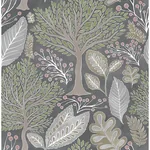 Brewster Home Fashions Kiah Grey Forest Wallpaper - SKU 2980-26183