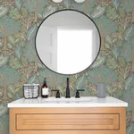 Brewster Home Fashions Kiah Taupe Forest Wallpaper - SKU 2980-26182