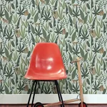 Brewster Home Fashions Kiki Green Monkeys Wallpaper - SKU 4060-139073