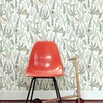 Brewster Home Fashions Kiki Light Green Monkeys Wallpaper - SKU 4060-139071