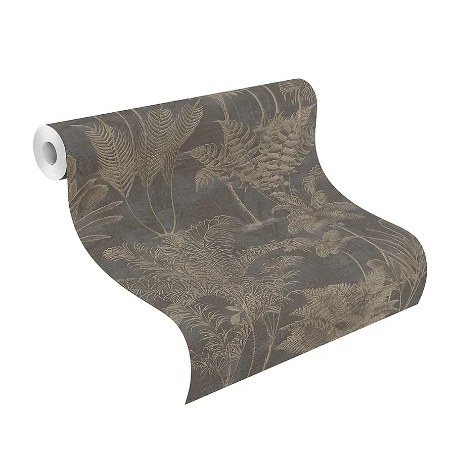 Brewster Home Fashions Kinabalu Black Rainforest Wallpaper - SKU RH555165