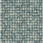 Brewster Home Fashions Kingsley Blue Tiled Wallpaper - SKU 4125-26758