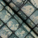 Brewster Home Fashions Kingsley Blue Tiled Wallpaper - SKU 4125-26758