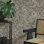 Brewster Home Fashions Kingsley Grey Tiled Wallpaper - SKU 4125-26756