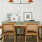 Brewster Home Fashions Kiwassa Grey Antler Damask Wallpaper - SKU 4169-12701