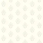 Brewster Home Fashions Kova Dove Floral Crest Wallpaper - SKU 3125-72349