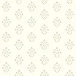 Brewster Home Fashions Kova Yellow Floral Crest Wallpaper - SKU 3125-72348