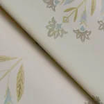 Brewster Home Fashions Kova Yellow Floral Crest Wallpaper - SKU 3125-72348