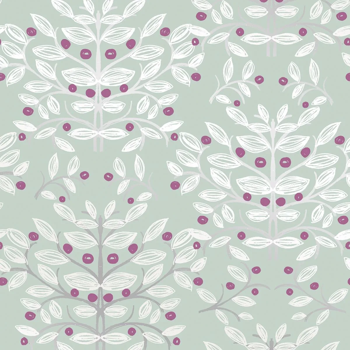 Brewster Home Fashions Kristofer Mint Mint Botanical Wallpaper - SKU SD5283-2