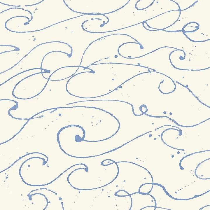 4071-71005 | Kuroshio Light Blue Ocean Wave Wallpaper