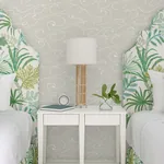 Brewster Home Fashions Kuroshio Taupe Ocean Wave Wallpaper - SKU 4071-71007