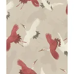 Brewster Home Fashions Kusama Neutral Crane Wallpaper - SKU 2980-560657