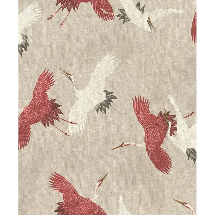 2980-560657 | Kusama Neutral Crane Wallpaper
