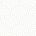 Brewster Home Fashions Lalique White Art Deco Motif Wallpaper - SKU DD139215