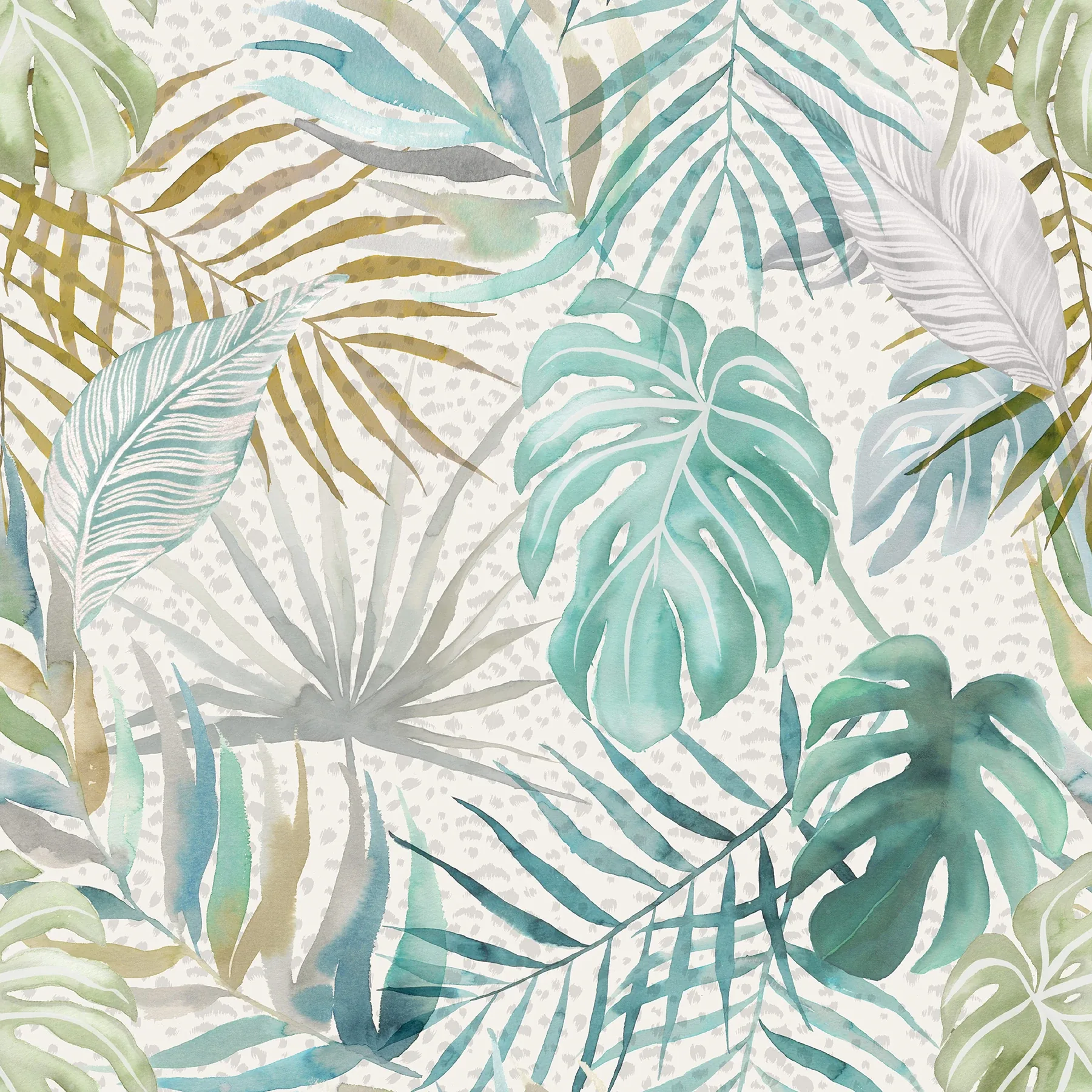 WLD53132W | Lana Aqua Tropica Wallpaper