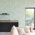 Brewster Home Fashions Laverne Aquamarine Wildflowers Wallpaper - SKU 4191-83018