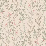Brewster Home Fashions Laverne Blush Wildflowers Wallpaper - SKU 4191-83020