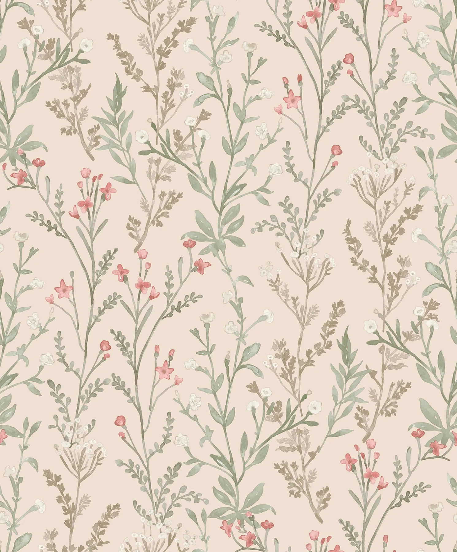 4191-83020 | Laverne Blush Wildflowers Wallpaper
