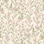 Brewster Home Fashions Laverne Green Wildflowers Wallpaper - SKU 4191-83019